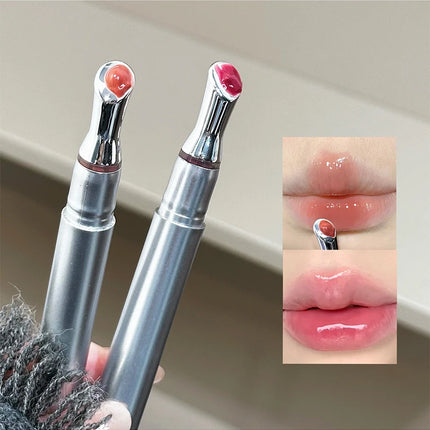 CACE Mirror Watery Crystal Jelly Lipgloss Lasting Moisturizing Lipstick Clear Lip Gloss Glass Lip Glaze Cosmetics Lip Stain Tint