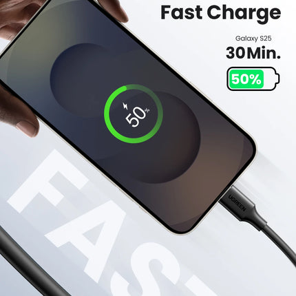 UGREEN USB C to USB C Cable PD60W for iPhone 17 16 15 MacBook iPad Fast Charging Cable 20V 3A Type C Fast Charger PD Cable USB C