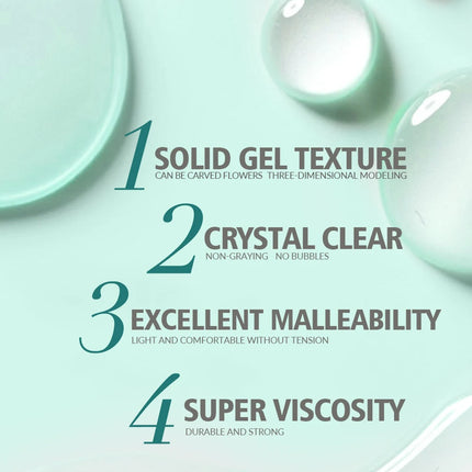 Nailpop Pro Soft Nail Tips Gel Glue 20g Adhesive Fake Nails Long Lasting Soak Off UV Gel Nail Polish Manicure Products for Nails