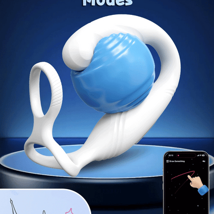 Male Sex Toys Rotating Anal Vibrator Prostate Massager Dual Penis Ring Cock Rings Anal Butt Plug Vibrators Anal Toys for Men 18+