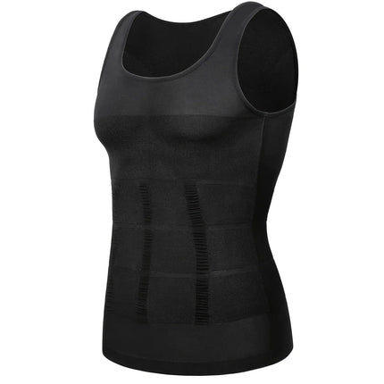 Men Slimming Body Shaper Chest Compression Shirts Tummy Control Shapewear Abdomen Slimming Vest Waist Trainer Corset Tank Top