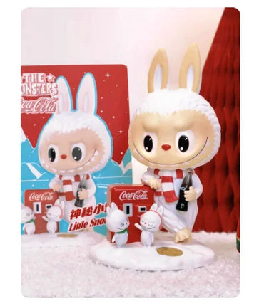Genuine POPMART Labubu Coca Cola Series Blind Box Kawaii Anime Figure Desktop Decoration Mystery Box  Cute Girls Birthday Gifts
