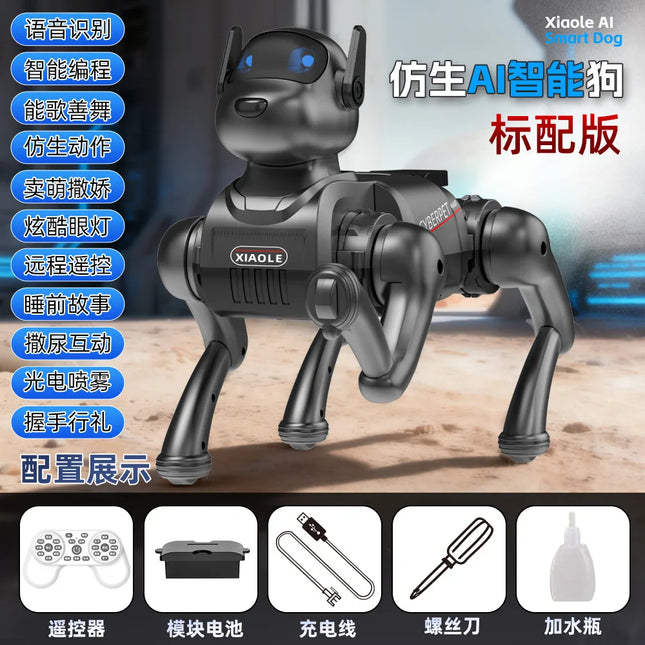 2026 New AI Smart Robot Dog Bionic Interactive Electronic Pet Toy Can Talk Sing Dance Educational Companion Playmate