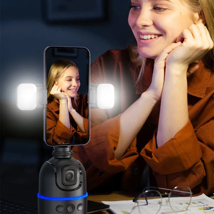 selfie stick Stabilizer 360°Auto Face Tracking AI Gimbal All-in-one Desktop Phone Holder Tripod For Smartphone Video Vlog Live