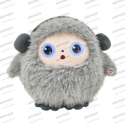 JoPark AI Toy Plush Robot Smart Voice&LED Eyes,Multiple Roles Interactive Companion Tuya App Control, USB Rechargeable E-Pet