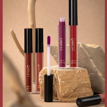 3pcs Matte Liquid Lipstick+Lip Liner Set Lip Glaze Makeup Nude Black Red Velvet Lip Gloss Long Lasting Lip Tint Cosmetics Kits