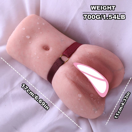 Realistic 3D Silicone Female Torso Sex Doll Half Body Pussy Male Masturbator Adult Toys Plus Size Curvy Masturbation Toy for Me