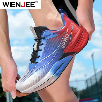Men Sports Running Shoes Casual Marathon Breathable Lightweight Women's Comfortable Athletic Nonskid Walking Sneakers Outdoors