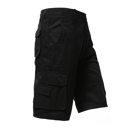 Men's Cargo Shorts Big Size Sports Knee Shorts Classic Short Pants Streetwear Hip Hop Straight Loose Pants