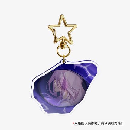 Game Honkai Star Acrylic Keychains Stand Cyrene DanHeng Evernight Cerydra Castorice Phainon Figure Pendant Car Key Chain Gifts