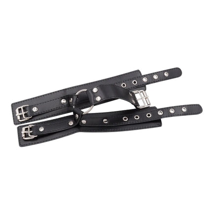 Bondage PU Leather Restraints Collar Fetish Sex Game BDSM Adult Toy Sex Shop Slave Neck Handcuffs Sex Products For Couple Gay