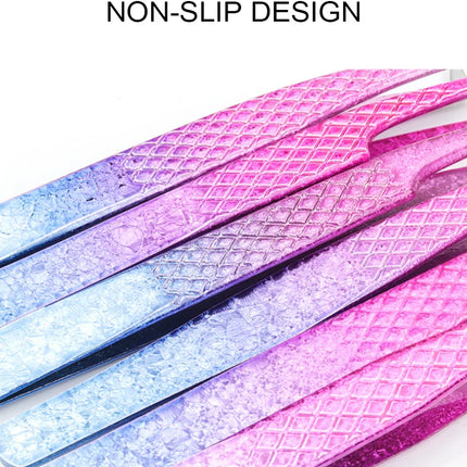 Tweezers Eyelash Extensions Clip Eyebrow Lash Extension Tweezers  Cosmetic Makeup Tools Professional Precision Eyelash Tweezers