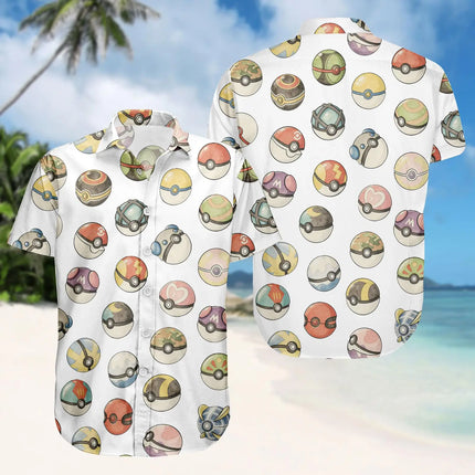 2026 Pokémon Anime graphic T-shirt Psyduck Hawaiian Shirt Summer Sports Men's T-Shirt Children's Clothing Tee Y2k Woman ﻿