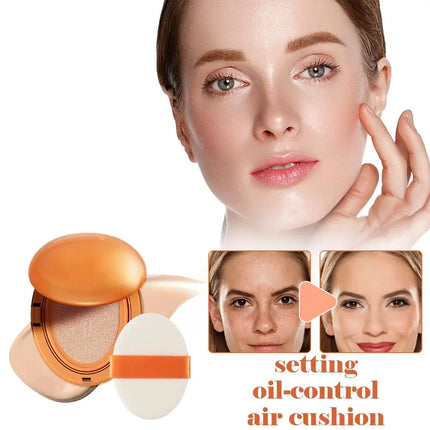 Long-lasting Matte Finish Durable Waterproof Makeup Fit Cushion Concealer Matte Liquid Powder Cushion New