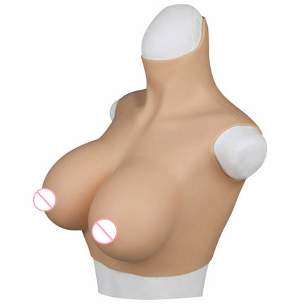Drag Queen Breast Plate For Crossdresser Silicone Breast Forms Huge Boobs For Transgender Cosplay Shemale Plate