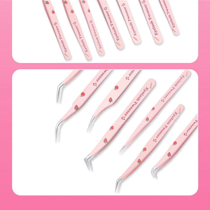 Eyelashes Tweezers Stainless Steel For Lashes Extension Supplies Makeup Tools Nail Art Accessories Rhinestone Picker Tools