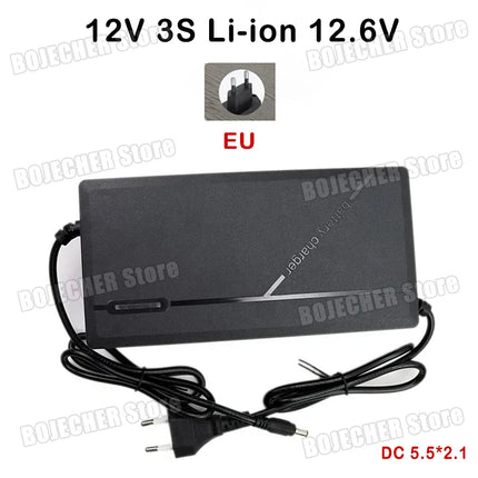 36V 48V 60V 72V Charger 2A 3A 5A 10S 13S 16S 20S Li-ion Battery Pack 42V 54.6V 67.2V 84V Ebike Intelligent Fast Charging EU Plug