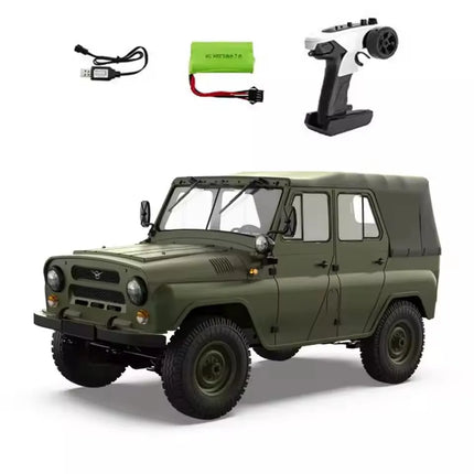 Kid WPL C94 C24 C54 4WD Off-road Car Simulation UAZ-469 Electric Buggy Climbing Off road Vehicle New Year Boy Gift Toy