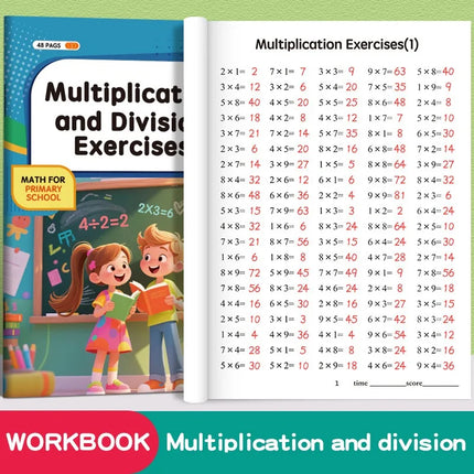 Times Tables Practice Workbook: Multiplication and Division within 99 - Exercises for Memorizing Multiplication Table math work