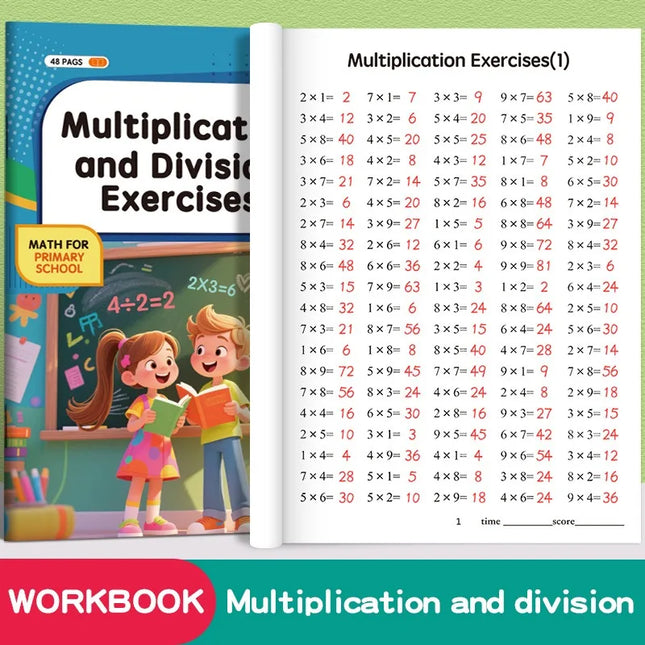 Times Tables Practice Workbook: Multiplication and Division within 99 - Exercises for Memorizing Multiplication Tables math work