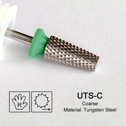 Tapered Barrel Nail Drill Bits Carbide Nails Grinding Head Milling Cutter 4XC Hard Soft Gel Removal Polishing DIY Tools