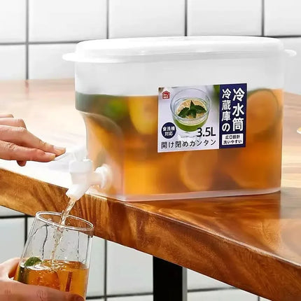 Summer Refrigerator Cold Kettle with Faucet in Refrigerator Large Capacity Portable Cold Kettle Fruit Teapot Cold Water Pitcher