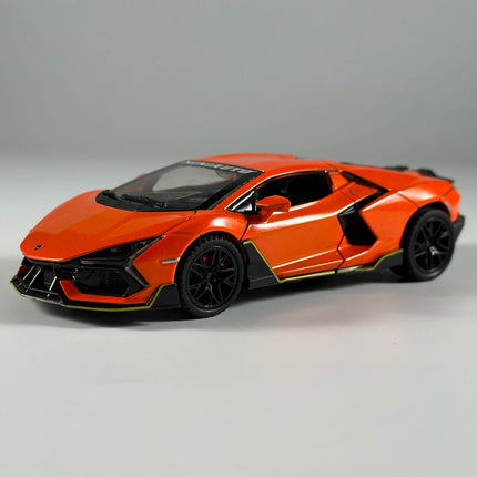 1:32 Lamborghini Revuelto Supercar Alloy Metal Diecast Model Car High Simulation Collectibles Children Toy Cars Sound And Light