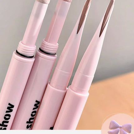 Double-end Lying Silkworm Eyeliner Pencil Diamond Glitter Matte Aegyosal Pen Brightening Cream Shadow Highligher Eye Makeup