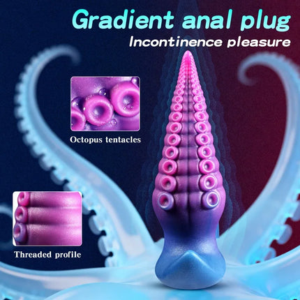 Wearable Anal Plug Octopus Dildo G-Spot Stimulation Wear Butt Plug Fake Dildo Mini Buttplug Analplug For Women Men