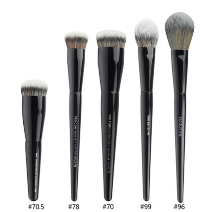 5/16/26pcs/set Black Powder Makeup Brushes Angled Sculpting Foundation Face essential cosmetic tools Eyeshadow Eye Make Up Brush
