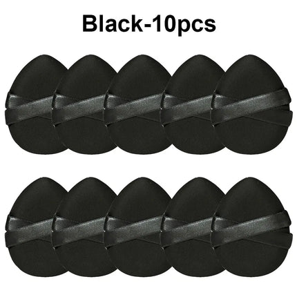 5/10pcs Not Eat Foundation Makeup Sponge Puff Double-Strap Large Water Drop Air Cushion Thickened Soft Dry and Wet Makeup Puff,
