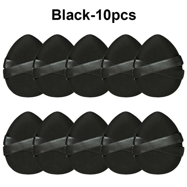 5/10pcs Not Eat Foundation Makeup Sponge Puff Double-Strap Large Water Drop Air Cushion Thickened Soft Dry and Wet Makeup Puff,
