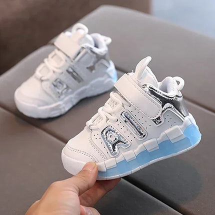 Girls Boys Sports Shoes Baby Shoes Toddler Non-slip Sneakers Casual Soft Shoes for Children Girls Baby Kids Outdoor Shoes