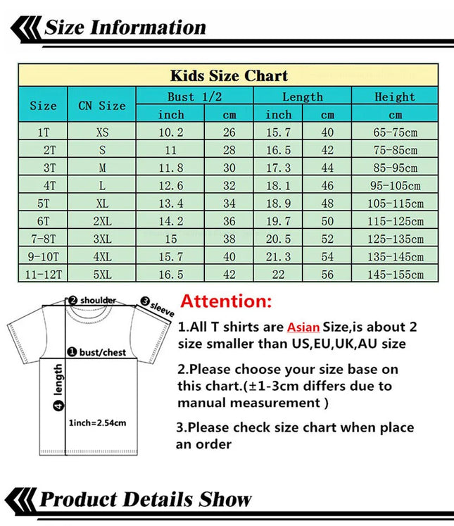 Funny Kids Boys' Dinosaur Alphabet Graphic Tee T-shirt Cute Short Sleeve T-shirt for All Seasons Baby Girls T-shirt