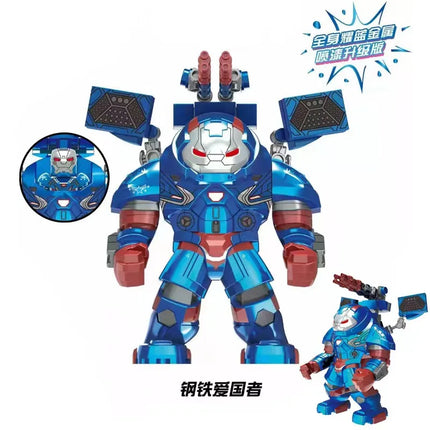 Building blocks, Marvel superheroes, assembled dolls, Spider Man, Iron Man, Venom, Shark, Deadpool, DIY gifts, children's toys