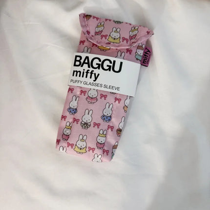 Kawaii Anime Miffy Rabbit Glasses Bag Cartoon Cute Glasses Storage Bag Cotton Inner Liner Sunglasses Protective Bag