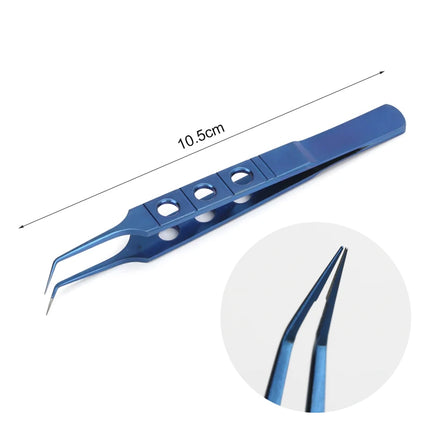 1 pc Eyelid Tweezers 10.5cm ophthalmic microsurgical instruments Ophthalmic forceps with hook platform
