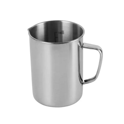New Stainless Steel Laboratory Beaker Graduated 500ml Measuring Cups 1000ml Espresso Mugs Baking kitchen gadgets measuring cups and spoons
