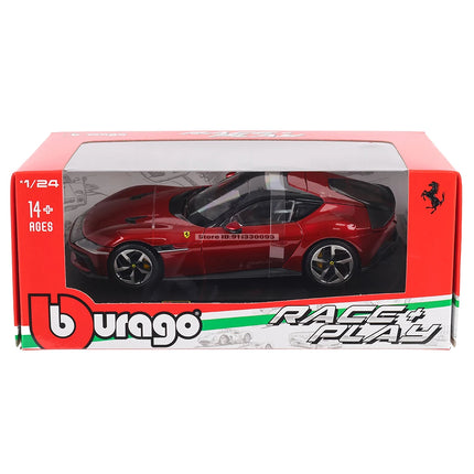 Bburago 1:24 Ferrari 12 Cilindri Car Model Die-casting Metal Model Children Toy Boyfriend Gift Simulated Alloy