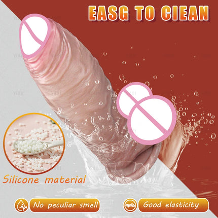 Realistic Dildos Anal Dilator Artificial Penis Vagina Massage Sex Toy for Women Men Female Masturbator Big Dick With Suction Cup