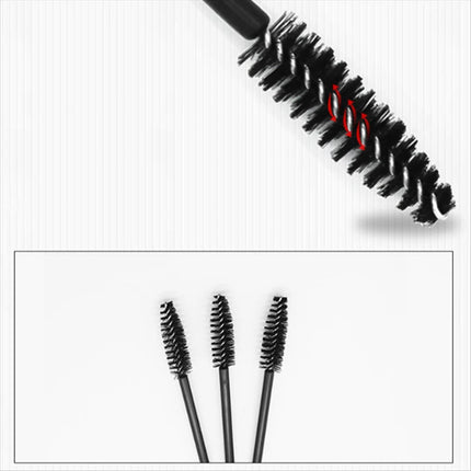 Black Eyebrow Perm Makeup Brush Disposable Eyelash Extension Brow Comb Professional Mascara Wands Applicator Spoolers Tools