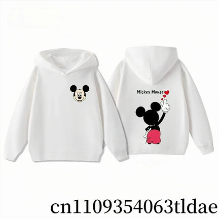 Cute Mickey and Minnie Hoodies for Kids, Boys and Girls, Autumn and Winter Warm Children's Hooded Sweatshirt