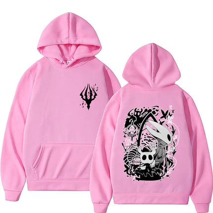 Game Hollow Knight Graphic Hoodie Men Women Clothing Casual Oversized Streetwear Male Vintage Fleece Hoodies Fans Gift hoodies