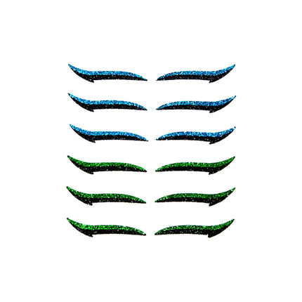 5/6Pairs Self-adhesive Eyelid Sticker DoubleLine Eyelid Patch Glitter Eyeliner Sticker Set Waterproof Reusable Face Makeup Tools