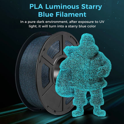 250g 500g 1Kg Starry Sky Blue 1.75mm  3D Printer Filament  Filament Independent vacuum packaging. ﻿