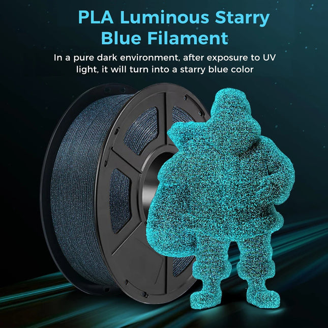 250g 500g 1Kg Starry Sky Blue 1.75mm  3D Printer Filament  Filament Independent vacuum packaging. ﻿