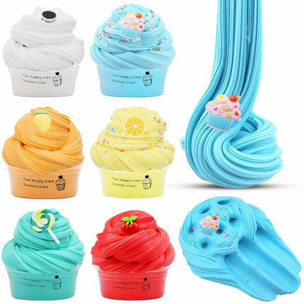 12 Pack Girls' and Boys' Butter Mash Set with Fragrance, Soft and Non Sticky DIY Slime Surprise Children's Stress Relief Toy