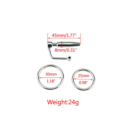 Metal Urethral Catheter Male Stainless Steel Horse Eye Urethral Plug Penis Headers Masturbator Adult SM Urethran Expander
