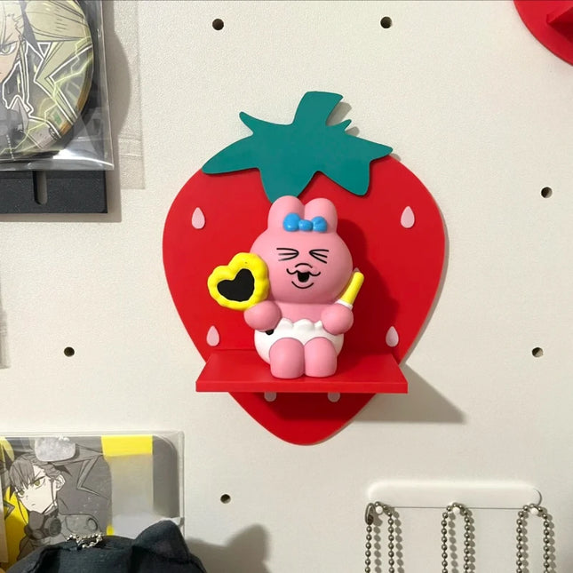 Kawaii Pudding Ornaments for Pegboard Decoration Colorful Star Figurines Anime Statue Display Shelf Original Design New 2025