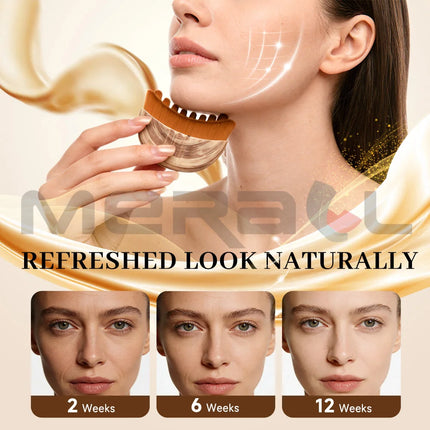 Lymphatic Contour Face Brush Lymphatic Drainage Reduce Puffiness Relief Fatigue Facial Massager Face Chin Skin Sculpting Tool